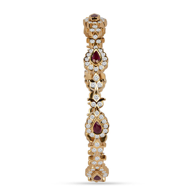 Tanishq 22KT Diamond Bangle for Women 3
