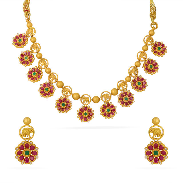 Vibrant Gemstone Cluster Set 