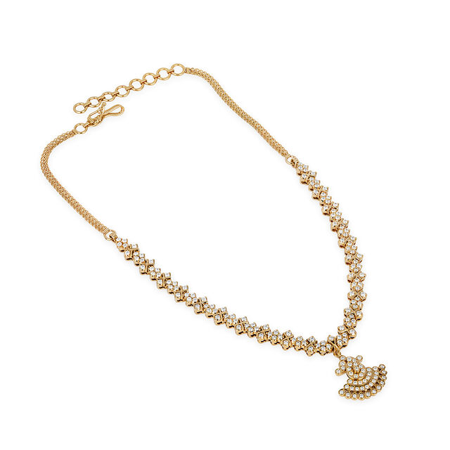 Tanishq 22KT Diamond Necklace for Women 2