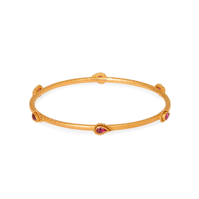 Tanishq 22KT  Gold Bangle  for Women 2