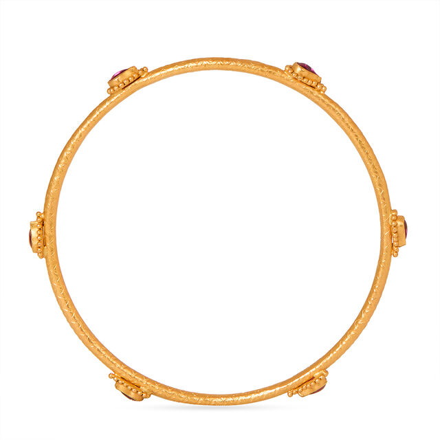 Tanishq 22KT  Gold Bangle  for Women 4