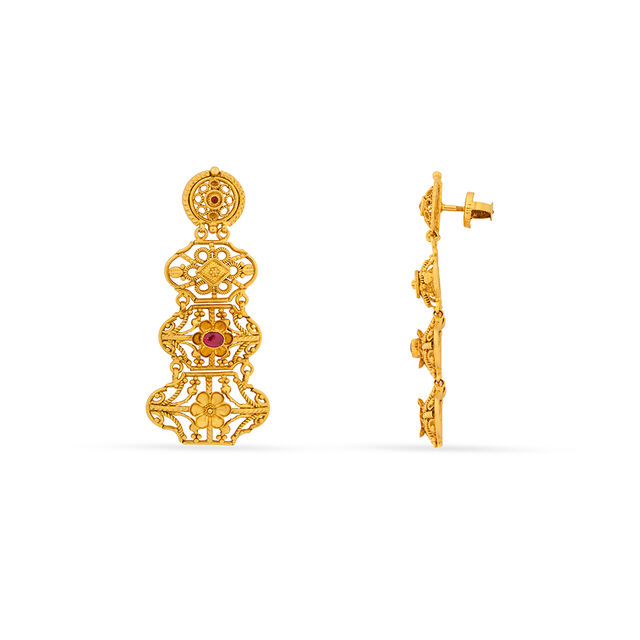 Tanishq 22KT  Earrings for Women 2