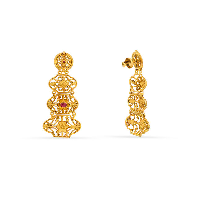 Tanishq 22KT  Earrings for Women 3