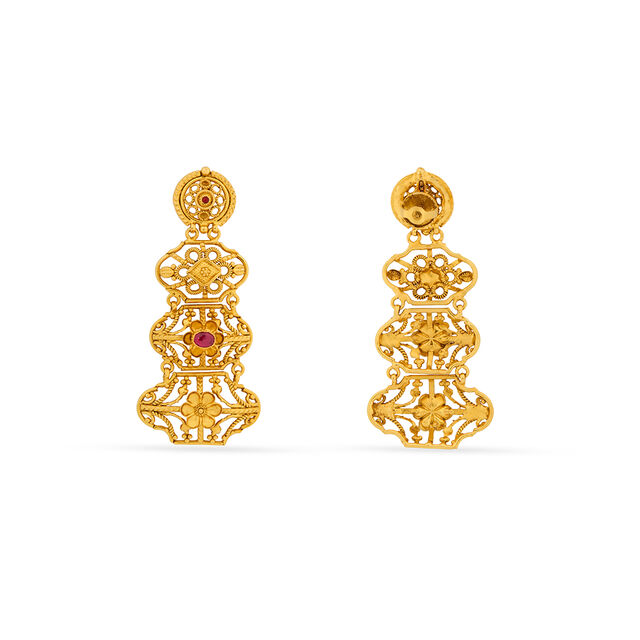 Tanishq 22KT  Earrings for Women 4