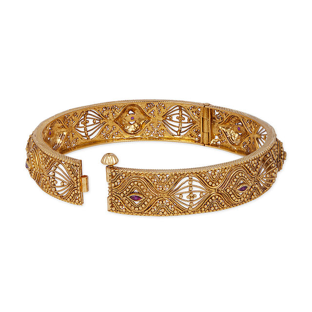 Tanishq 22KT  Gold Bangle  for Women 2