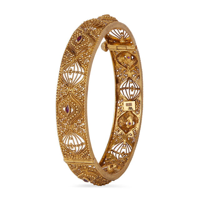 Tanishq 22KT  Gold Bangle  for Women 4