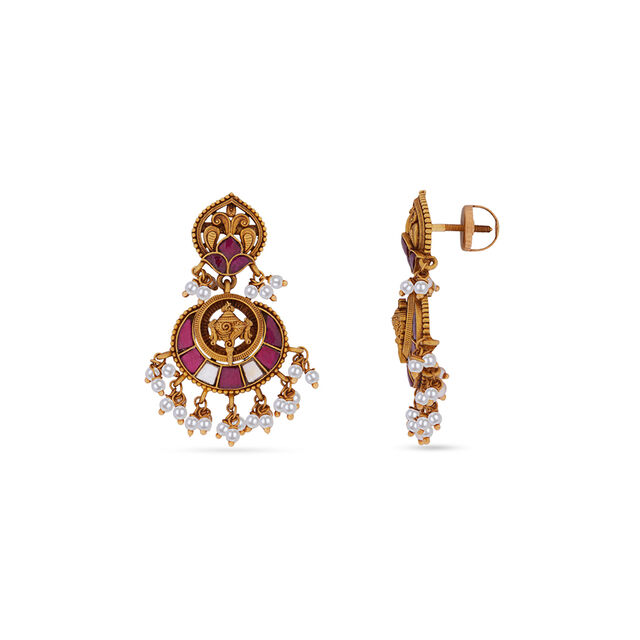 Divine Elegance Gold Haaram Set 5