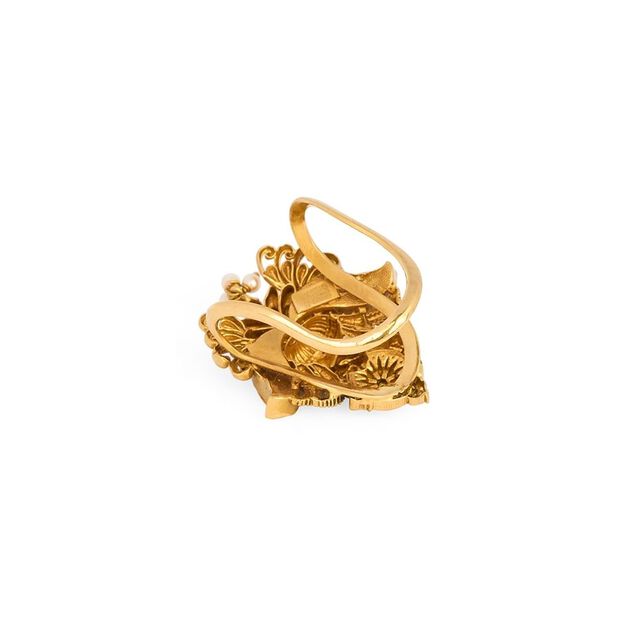 Kalash of Divinity Gold Vanki Finger Ring 4