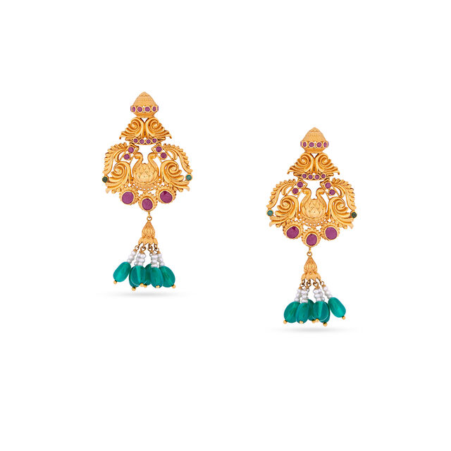 Tanishq 22KT  Gold Necklace Set  for Women 4