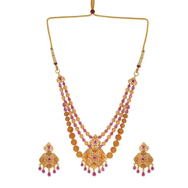 Tanishq 22KT  Necklace Set for Women 