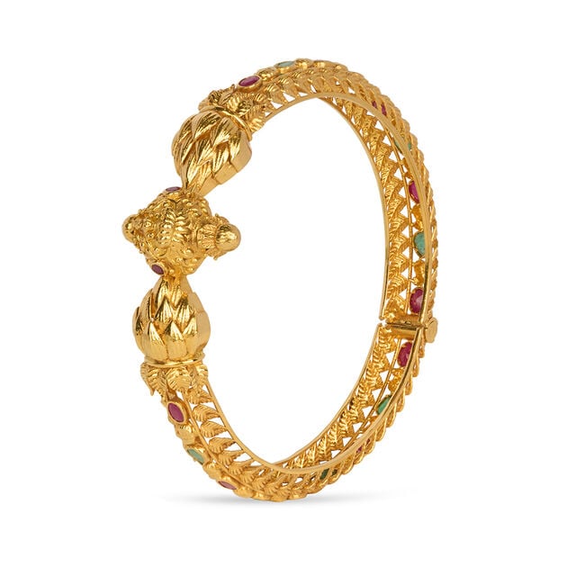 Tanishq 22KT  Gold Bangle  for Women 3