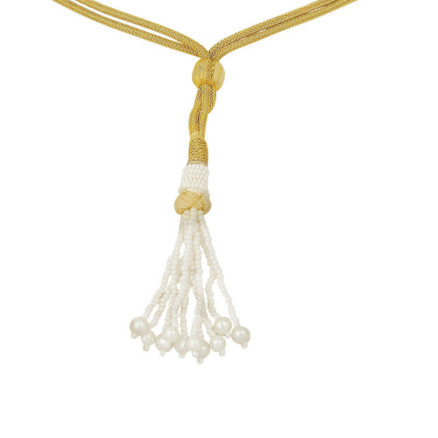 Gold Harvest Leaf Necklace Set 6