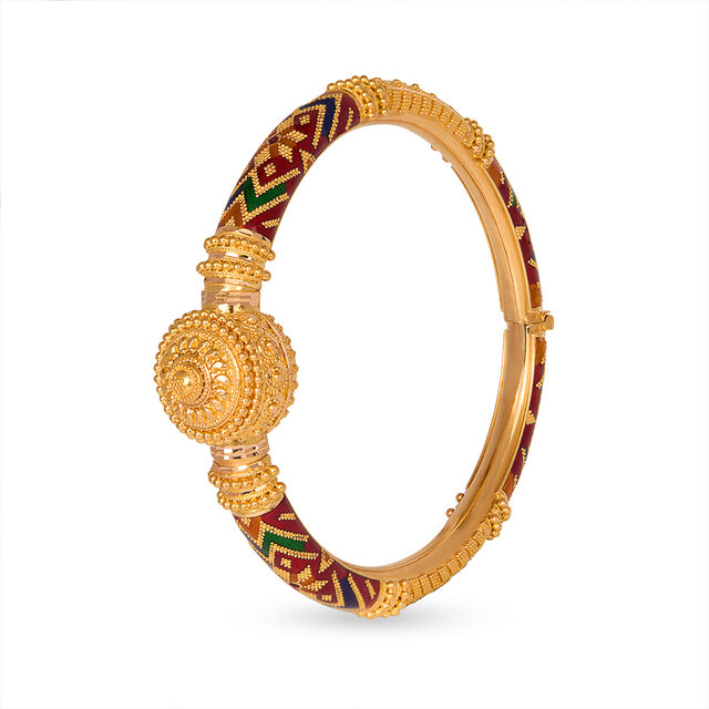 Tanishq 22KT  Gold Bangle  for Women 2