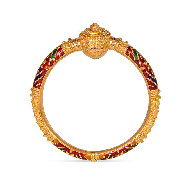 Tanishq 22KT  Gold Bangle  for Women 3