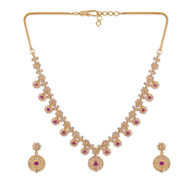 Tanishq 22KT  Necklace Set for Women 