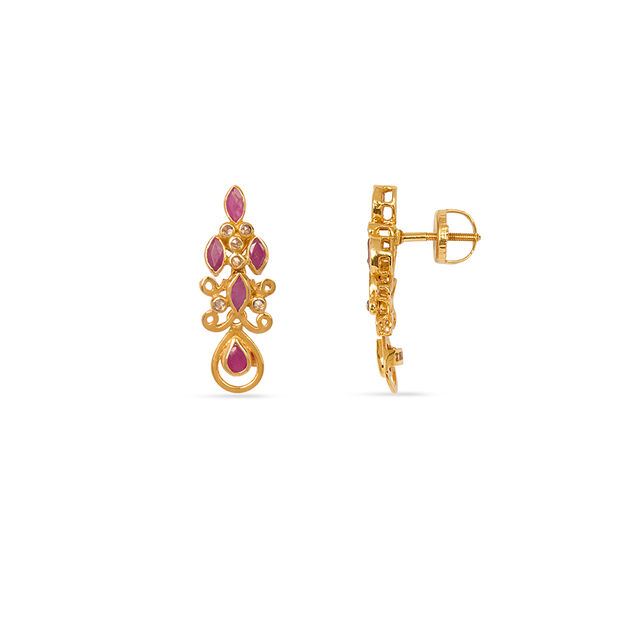 Tanishq 22KT  Gold Necklace Set  for Women 3