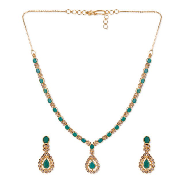Tanishq 22KT  Gold Necklace Set  for Women 