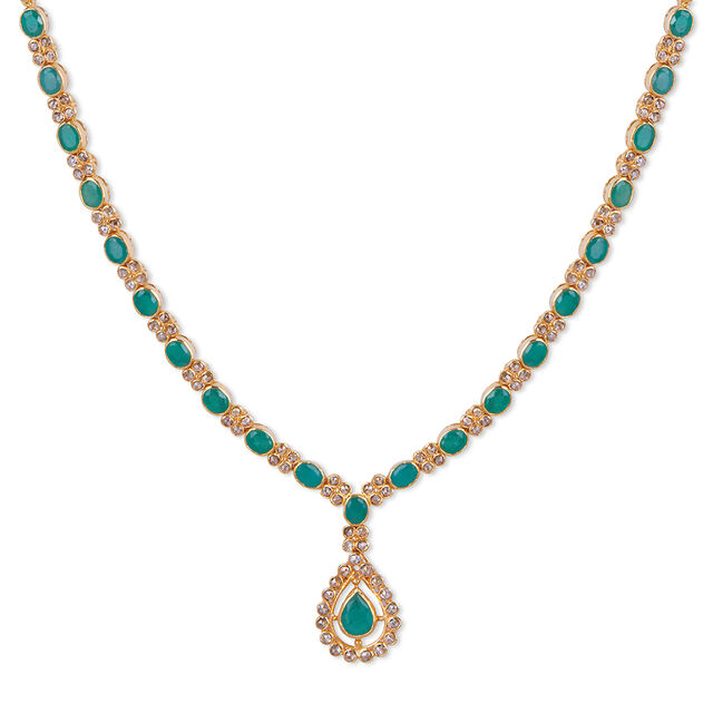 Tanishq 22KT  Gold Necklace Set  for Women 2