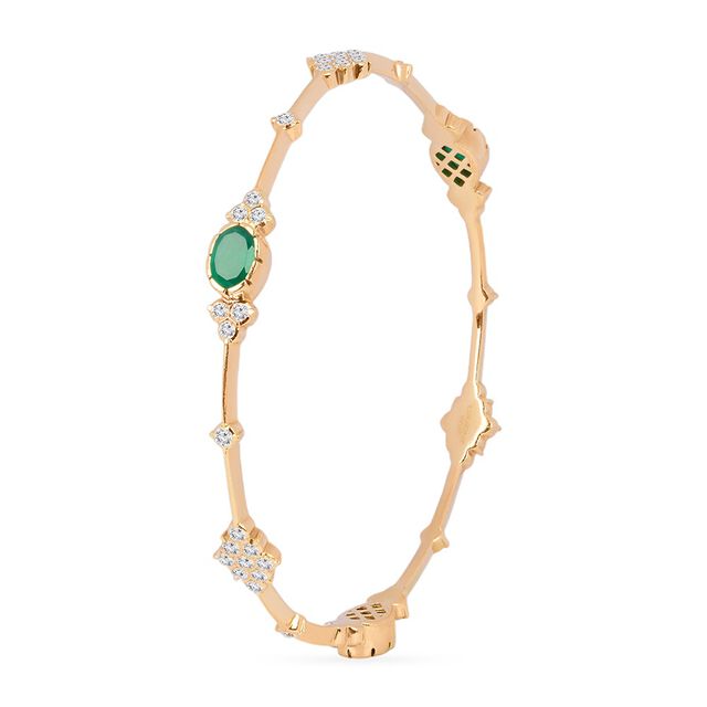 Tanishq 22KT  Gold Bangle for Women 2