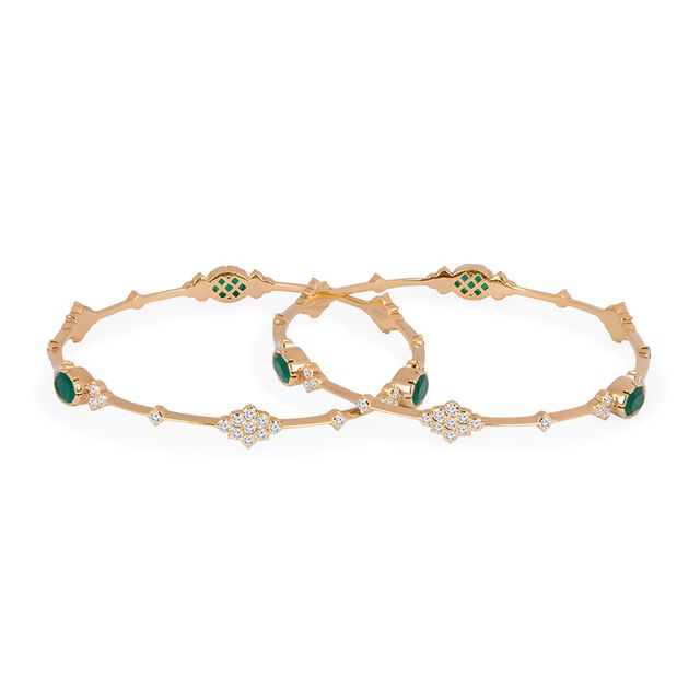 Tanishq 22KT  Gold Bangle for Women 4