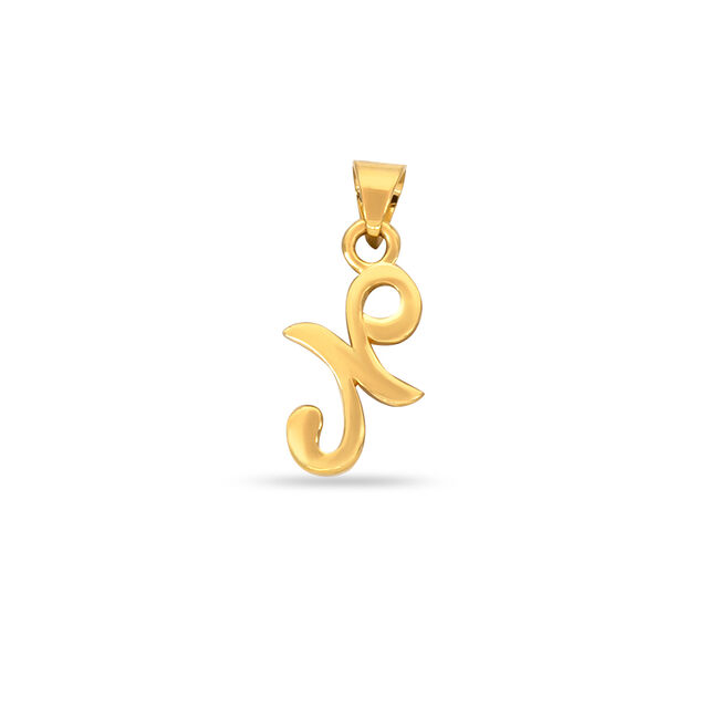 Tanishq 22 Karat Gold Pendant for Women