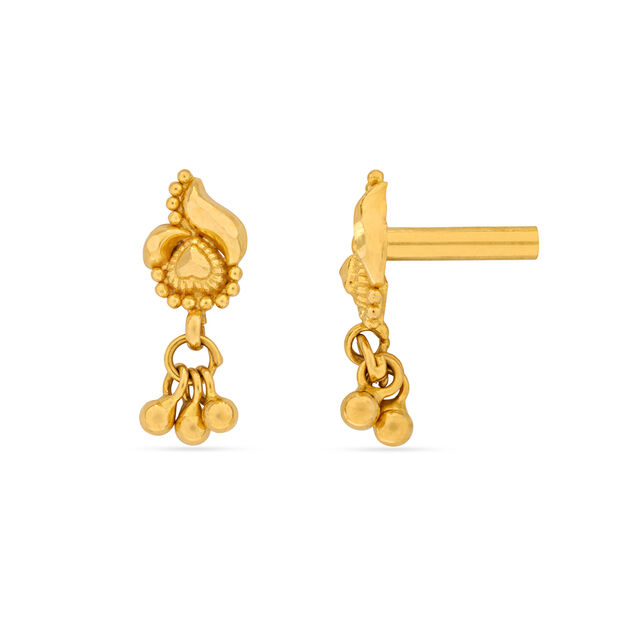 Tanishq 22KT Gold Earrings for Women 3