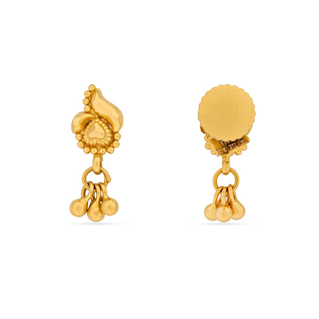 Tanishq 22KT Gold Earrings for Women 4