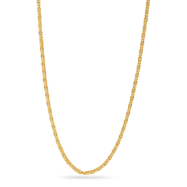 Tanishq 22KT  Gold Chain  for Women 2