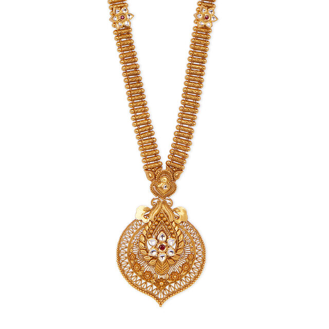 Memorable Gold and Glass Kundan Necklace Set 2