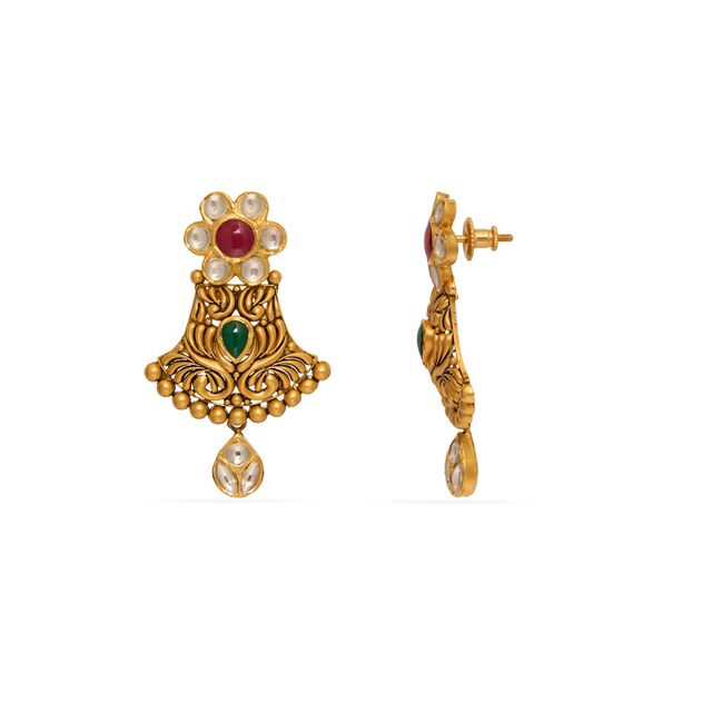 Tanishq 22KT Gold Earrings 2