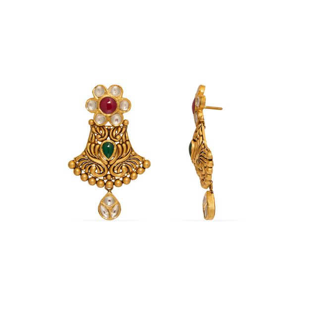 Tanishq 22KT Gold Earrings 4