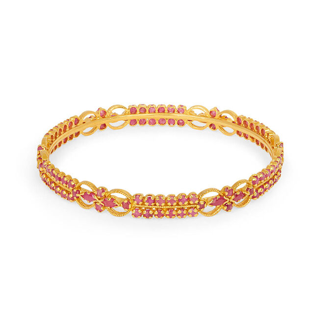 Tanishq 22KT Gold Bangle for Women 