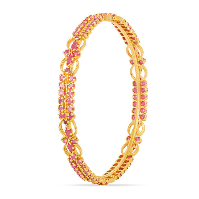 Tanishq 22KT Gold Bangle for Women 2