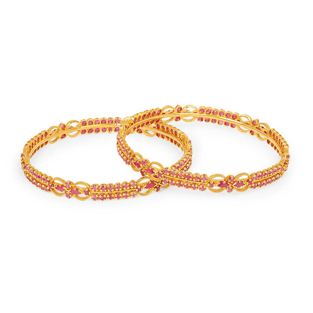 Tanishq 22KT Gold Bangle for Women 5