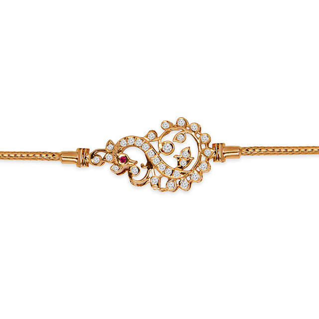 Tanishq 22KT Diamond Chain for Women 3