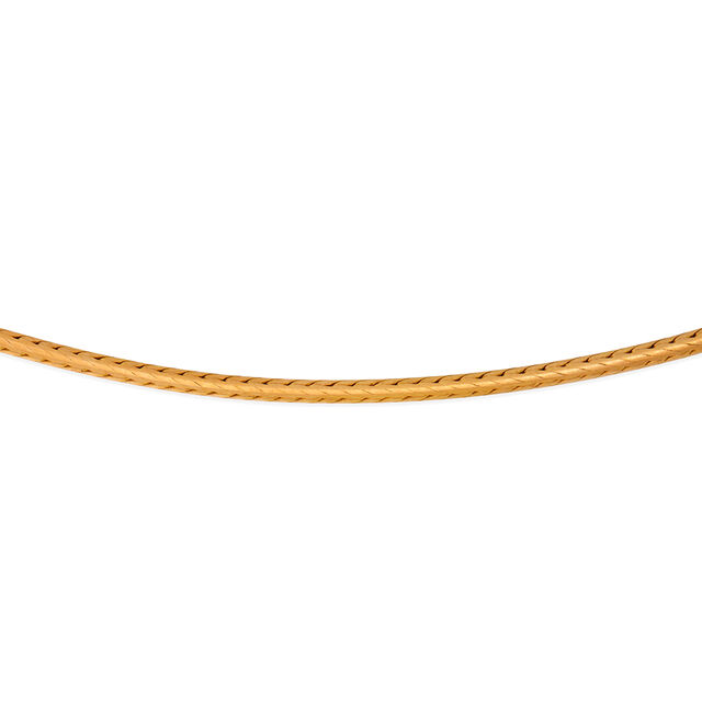 Tanishq 22KT Diamond Chain for Women 2