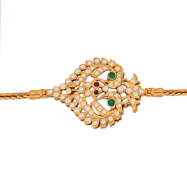 Tanishq 22KT Diamond Chain for Women 3