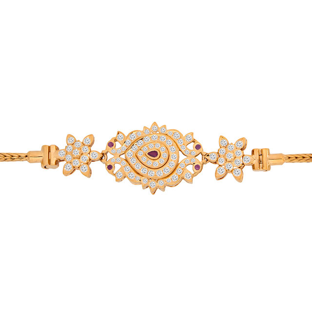 Tanishq 22KT Diamond Chain for Women 3