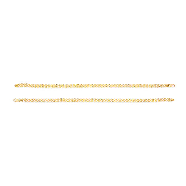 Tanishq 22KT Gold Anklet for Women 3