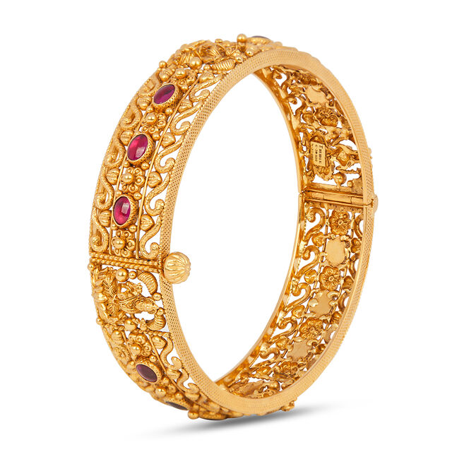 Tanishq 22KT  Gold Bangle  for Women 3