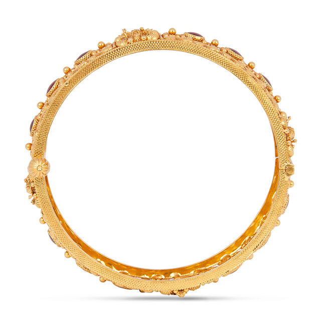 Tanishq 22KT  Gold Bangle  for Women 4