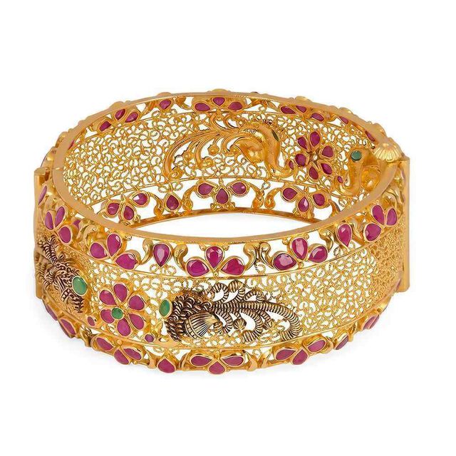 Tanishq 22KT Gold Bangle for Women 