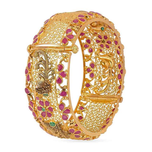 Tanishq 22KT Gold Bangle for Women 2