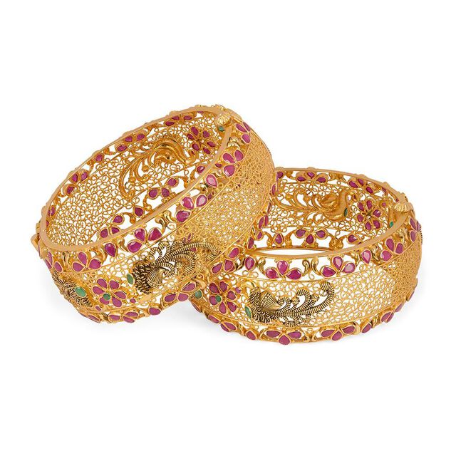 Tanishq 22KT Gold Bangle for Women 5