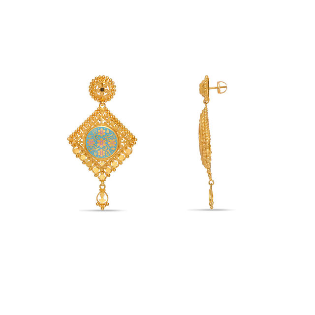 Tanishq 22KT Gold Earrings 2