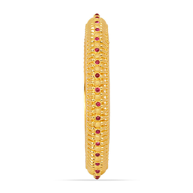 Tanishq 22KT Synthetic Stone Bangle for Women 4