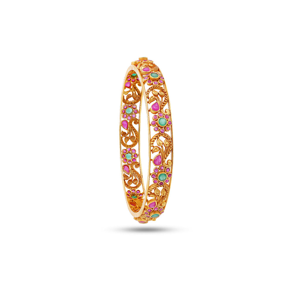 Buy Kakatiya Colorful Enamel Bangles at Best Price | Tanishq US