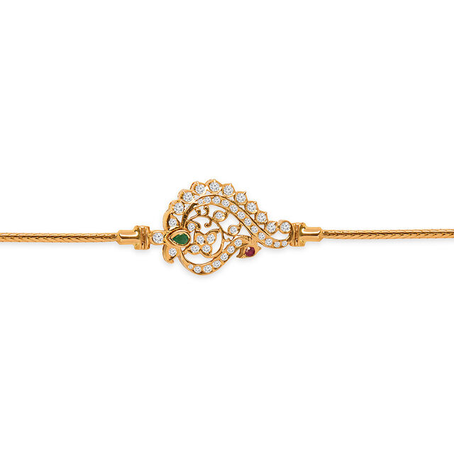 Tanishq 22KT Diamond Chain for Women 3