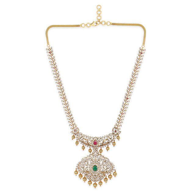 Tanishq 22KT Diamond Haaram for Women 
