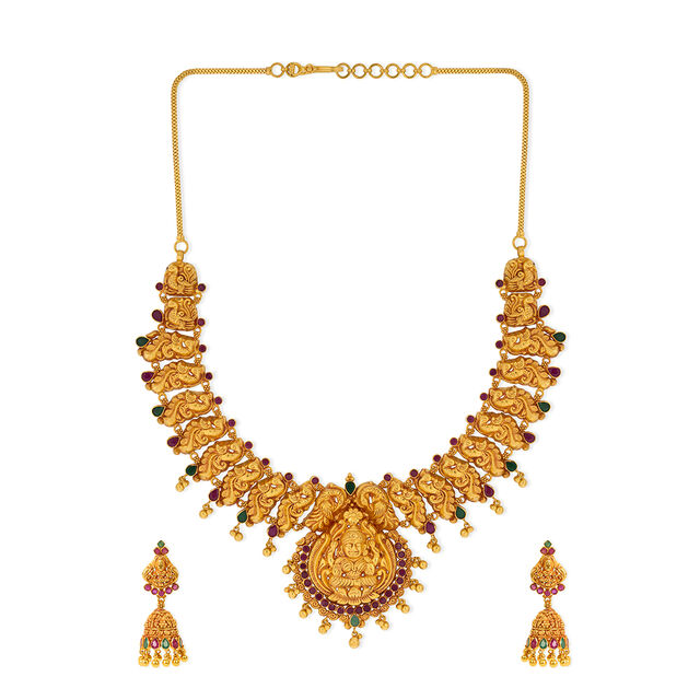 Tanishq 22KT  Necklace Set for Women 